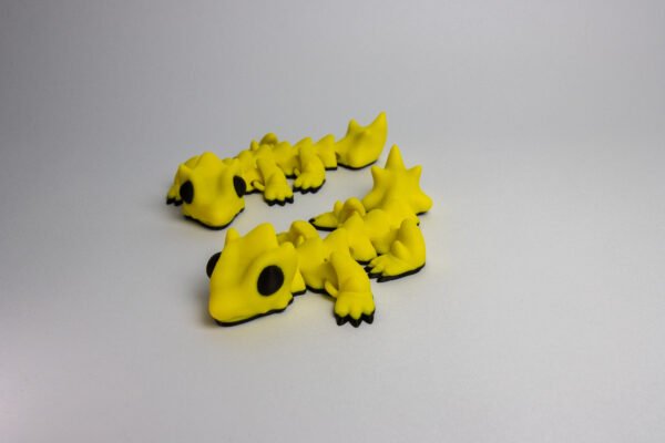 Flexi Baby Juniper Dragon – Adorable Articulated Yellow & Black 3D