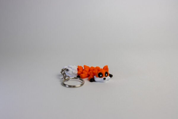 Flexi Fox Keychain – Adorable Articulated 3D Printed Charm - Image 4