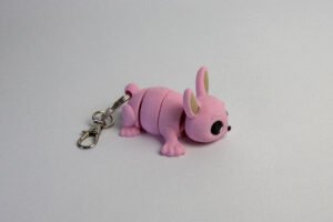 BUNNY, PINK, RIGHT,KEYCHAIN