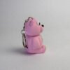 Flexi Sitting Bear Keychain – Cute Pink 3D Printed Charm - Image 6