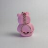 Flexi Sitting Bear Keychain – Cute Pink 3D Printed Charm - Image 5