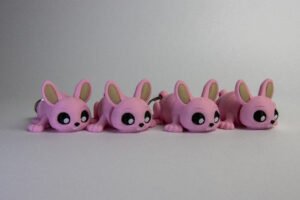 BUNNY ARMY, PINK,KEYCHAIN