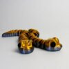 Baby Snake – Stunning Metallic Gold Articulated 3D Printed Toy - Image 7