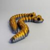 Baby Snake – Stunning Metallic Gold Articulated 3D Printed Toy - Image 6