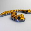 Baby Snake – Stunning Metallic Gold Articulated 3D Printed Toy - Image 4