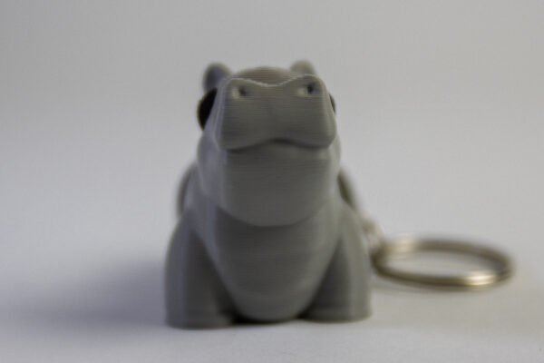 Flexi Hippo Keychain – Adorable Articulated 3D Printed Charm 🦛✨ - Image 4