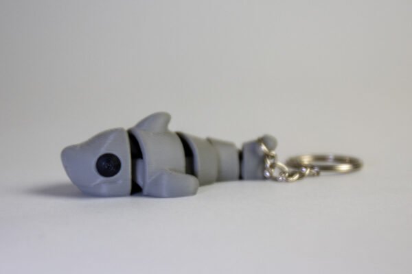 Flexi Shark Keychain – Articulated 3D Printed Shark