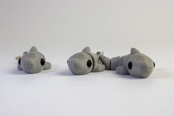 Flexi Shark Keychain – Articulated 3D Printed Shark - Image 3